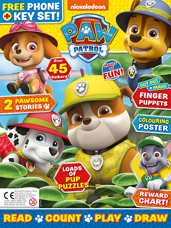 Cover of Paw Patrol magazine